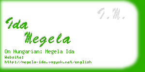 ida megela business card